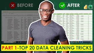 Part 1 Top 20 Data Cleaning Tricks in 2024 - Excel  Power BI