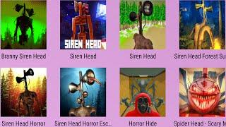Siren Head Forest SurvivalSiren Head BrannySiren CraftSpider Head Scary Monster 3DHorror Hide...
