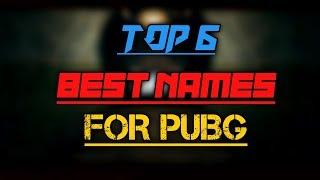 TOP 6 BEST NAMES FOR PUBG  UserName  Nick Name  GAMERx YT