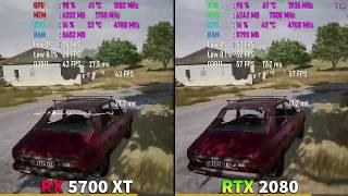 RX 5700 XT vs RTX 2080 en 4K