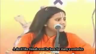 Indian Girl Reciting Poem