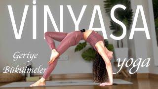 Vinyasa Yoga Orta Seviye  35 Dkda Geriye Bükülmeler & Bacak Esnekliği  Ayşe Kaya İle Yoga