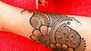 Very stylish mehndi designMehndi design simple back handArabic mehndiBangle mehndi ka design