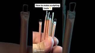 How to Make Sculpting Tools #shorts