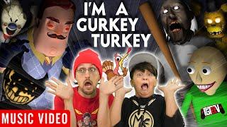 FGTEEV  IM A GURKEY TURKEY feat. Mike Bendy Baldi Granny & Neighbor Official Music Video