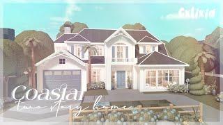 Bloxburg 2 Story Coastal Summer Home Exterior Roblox House Build