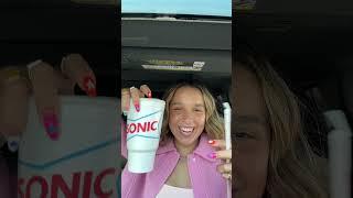 comment your orders 🪩#sonic #sonicsoda #soda #dirtysoda #drink #sodas #grwms #haul #summer