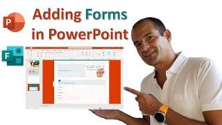 How to insert Forms Survey and Pool in PowerPoint slides