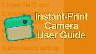 EalingKids Instant-Print Camera User Guide  Ealingkids