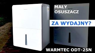 TEST  Recenzja małego osuszacza powietrza Warmtec ODT-25N do 25l24h