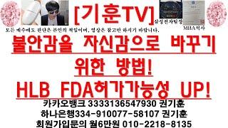 주식투자HLB불안감을 자신감으로 바꾸기위한 방법HLB FDA허가가능성 UP