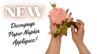 How To Make My Decoupage Paper Napkin Appliques