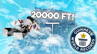 BREAKING 10 ROBLOX PARKOUR WORLD RECORDS KINDA