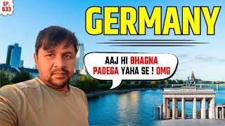 A Day  of  My  TRAVELLING  at  German   --  POLAND   Border  CYCLE BABA Hindi Vlog