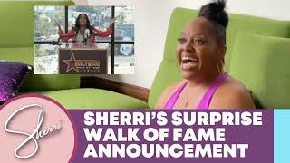 Sherri Watches Walk of Fame Announcement  Sherri Shepherd