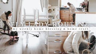 FLYLADY WEEKLY HOME BLESSING   homemaking cleaning motivation speed cleaning weekly reset