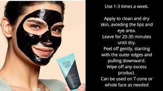 Oriflame pure skin black mask