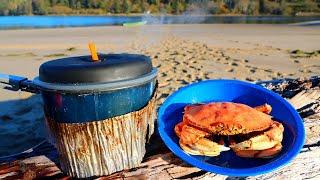 GoPro in Crab Trap - Catch n Cook Dungeness Crabs