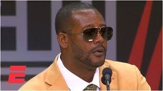 Patriots Ty Law gives emotional Hall of Fame speech  NFL on ESPN