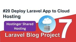 #20 Laravel Blog Project in Hindi 2021 - Deploy Laravel app to shared hosting  Setup Cron Jobs