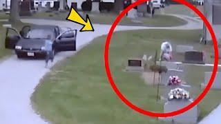 Parents Install Camera At Sons Grave After Strange Visit - They Turn Pale When Seeing The Footage