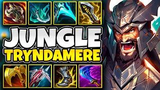 THREE HOURS OF HIGH ELO JUNGLE TRYNDAMERE GAMEPLAY TRYNDAMERE MOVIE