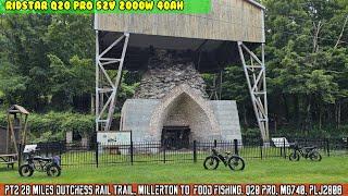 PT2 28 mile Harlem Valley Rail Trail Millerton to Copake  Fish food Ridstar Q20 Pro  PLJ2008 MG740