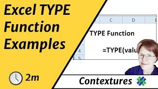 Identify Cell Contents with Excel TYPE Function