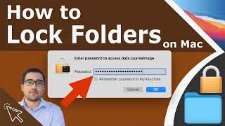 How to Lock a Folder on Mac Password Protected  Mac OS Big Sur 2021