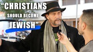 Jesus Was Jewish So Christians Should Become Jewish  Street Interview