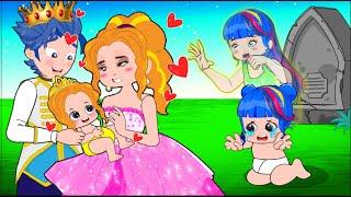 Unstable Family Dont Make Mommy Cry Abandoned little Princess  Poor Princess Life Animation