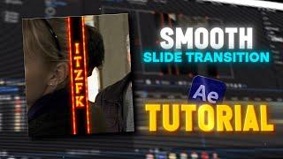 Smooth SLIDE transition in After Effects  After Effects Tutorial