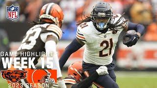 Chicago Bears vs. Cleveland Browns  2023 Week 15 Game Highlights