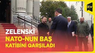 NATO-nun baş katibi Zelenski ilə danışıqlar üçün Ukraynaya gəldi