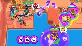 TROLL MAP HYPERCHARGE TEAM vs UNLUCKY LEGENDARY TEAM  Brawl Stars 2024 Funny Moments Fails ep1503