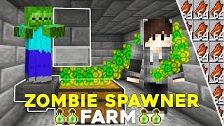 KOLAY ZOMBİ SPAWNER & XP FARMI  Minecraft Zombi Spawner Farmı Nasıl Yapılır l Minecraft Sistemler