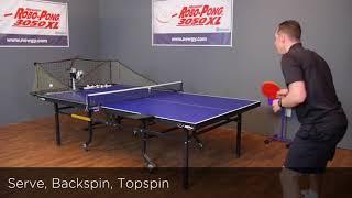 Robo Pong 3050XL - Drill 77 Serve Backspin Topspin