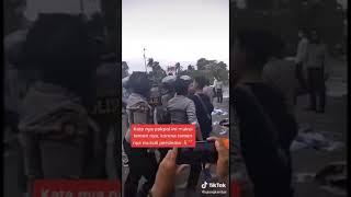 HEBOH  Ada aksi heroik dibalik demo hari ini