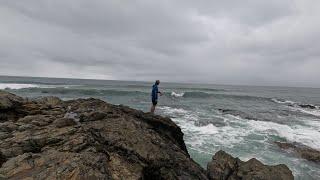 Bait fishing for Drummer from the rocks