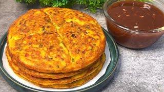 प्रोटीन और विटामिन से भरपूर मूँग दाल का  नाश्ता  Healthy Pan Cake  Moonglet RecipeInstant Chutney