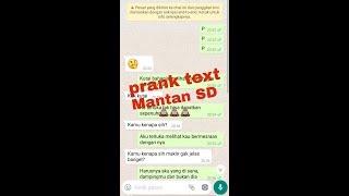 Prank Text mantan  pakek lagu armada - harusnya aku