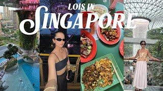 SINGAPORE TRAVEL VLOG  places to explore must visit hawkre centers summer ootds & new friendships