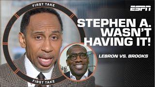 Stephen A. Smith CHASTISES LeBron for how he handled Dillon Brooks?  First Take