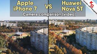 Сравнение камер iPhone 7 vs Huawei Nova 5T