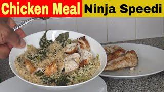 Chicken Breast Quinoa and Spinach Meal Ninja Speedi Recipe