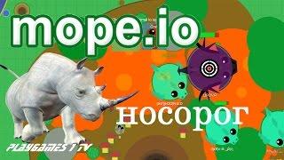 MOPE.IO НОВЫЙ ОЧЕРЕДНАЯ IO ИГРА на Русском игра как мультик мопио  Носорог rhinoceros