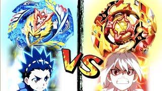 Valt VS Shu  Cho Z Valkyrie VS Cho Z Spriggan  Beyblade Burst Battle