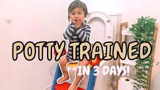 HOW I POTTY TRAINED MY 23 MONTH OLD IN 3 DAYS