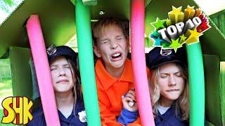 Best of 2021  TOP 10 Funny Mysteries Box Fort Prison Escape & MORE   SHK Movie Compilation