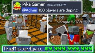 100 Players DESTROY The Economy of Minecrafts Biggest Pay-to-Win Server...
